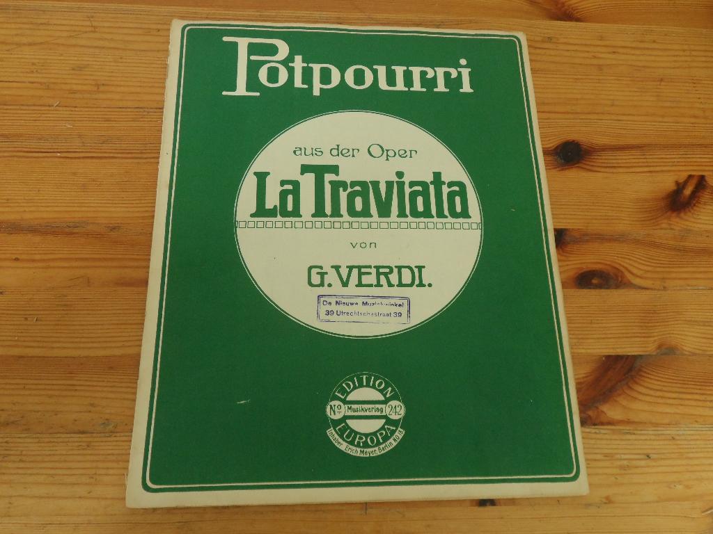 Verdi - la traviata potpourri, Gebruikt, Klassiek, Ophalen of Verzenden, Artiest of Componist