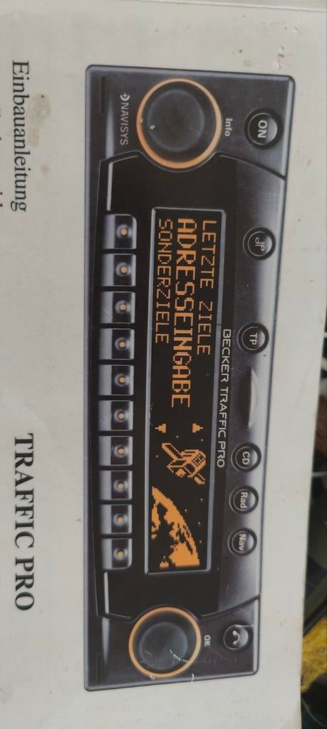 Becker Traffic Pro Navigatiesysteem Autoradio, Ophalen of Verzenden, Gebruikt