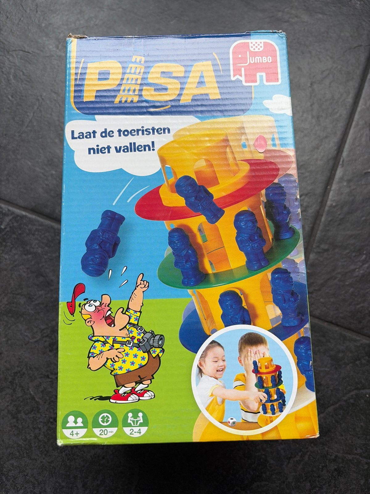 Jumbo Pisa Spel: Laat de toeristen niet vallen!, Ophalen of Verzenden, Zo goed als nieuw, Jongen of Meisje