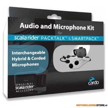 Cardo Audio kit Packtalk/Smartpack, Zwart, Ophalen of Verzenden, Nieuw met kaartje