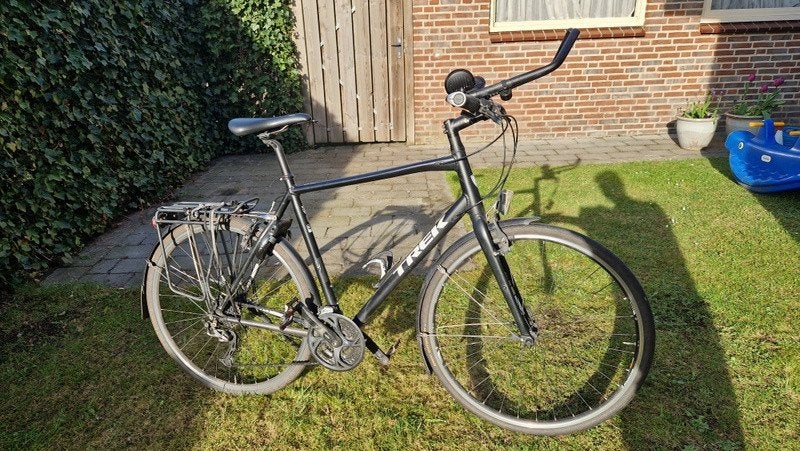 herenfiets Trek (hybride, 57 cm), Gebruikt, Versnellingen, 57 tot 61 cm, Ophalen