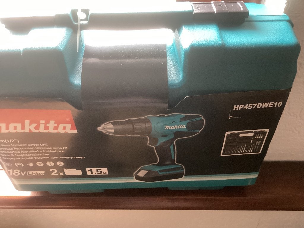 Nieuwe originele Makita  HP457DWE10 Klopboor-/ schroefmachin, Verzenden, Nieuw