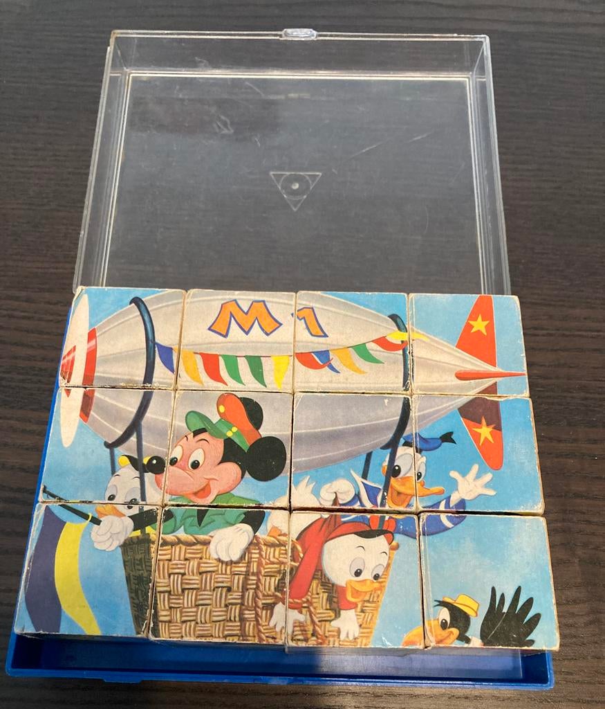 Vintage jaren ‘60 Disney blokpuzzel W-Germany, Ophalen of Verzenden, Gebruikt