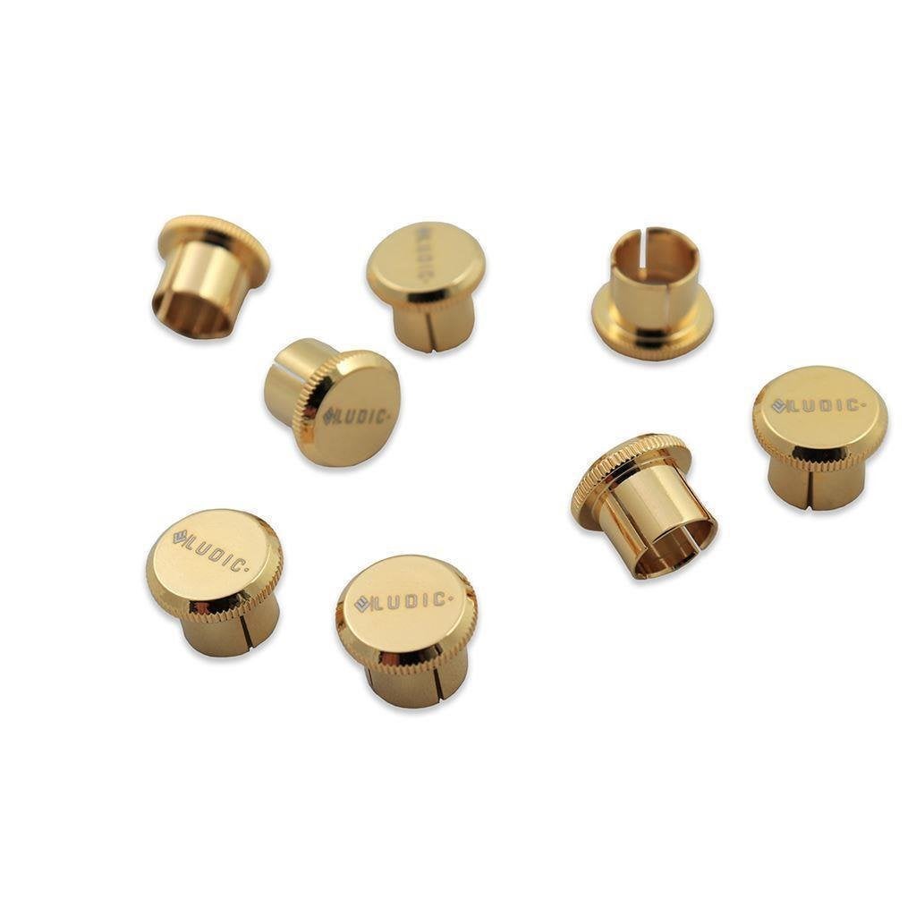 Ludic Noise stoppers RCA 8pcs set goud