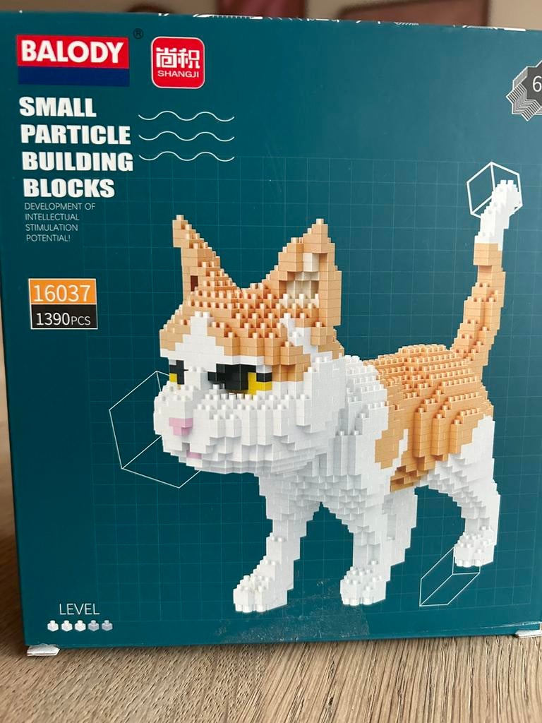 Moeilijke ‘soort lego’  poes 6+ 1390 stukjes, Ophalen, Compleet, Overige thema's, Nieuw