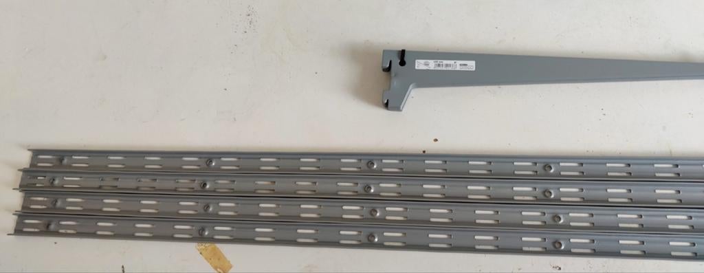 DOLLE plankdragers + wandrails zilver nieuw, Ophalen, Nieuw