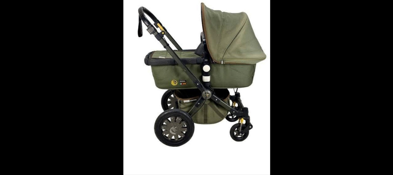 Bugaboo Diesel kinderwagenn met reiswieg (geen zitting), Kinderen en Baby's, Zo goed als nieuw, Combiwagen, Met reiswieg, Ophalen