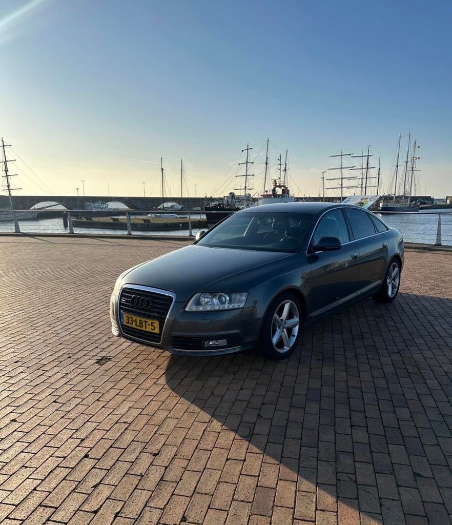 Audi A6 3.0 Tfsi 213KW Quattro  S.line Tiptr. 2010 Grijs, Auto's, Vierwielaandrijving, Particulier, Sedan, Zilver of Grijs