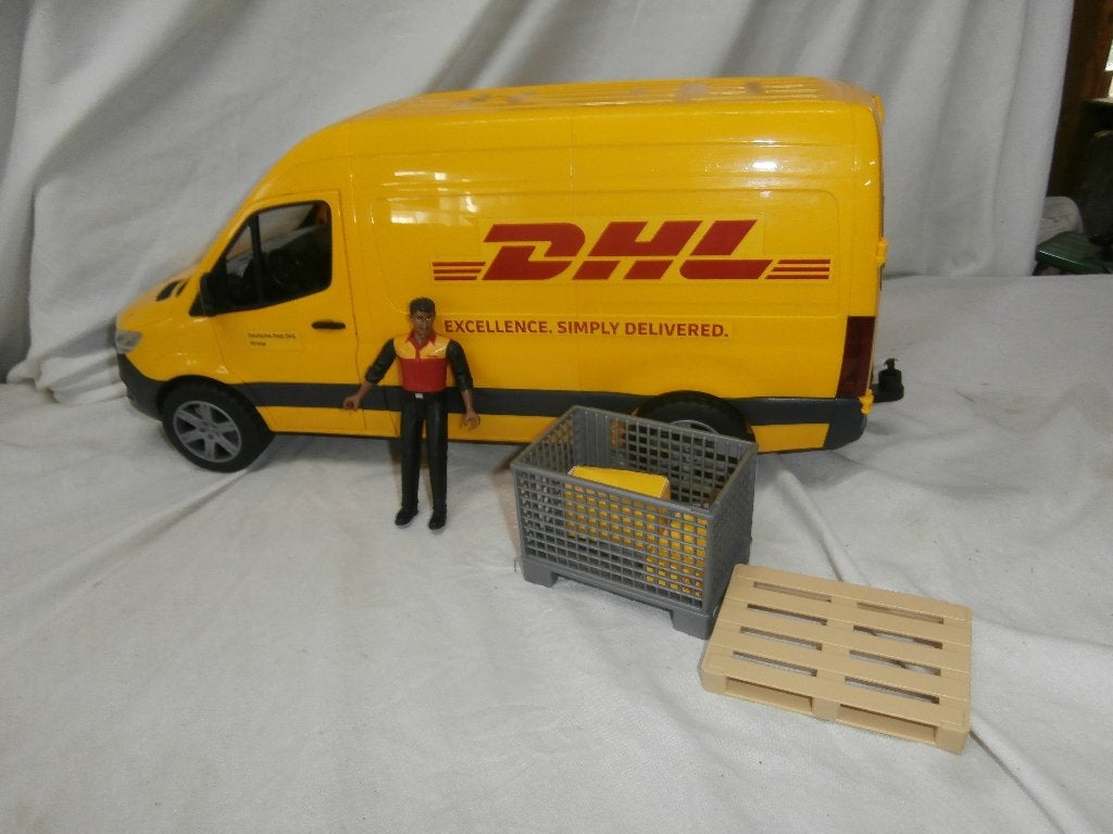 Bruder Mercedes Sprinters DHL bussen, Ophalen, Zo goed als nieuw
