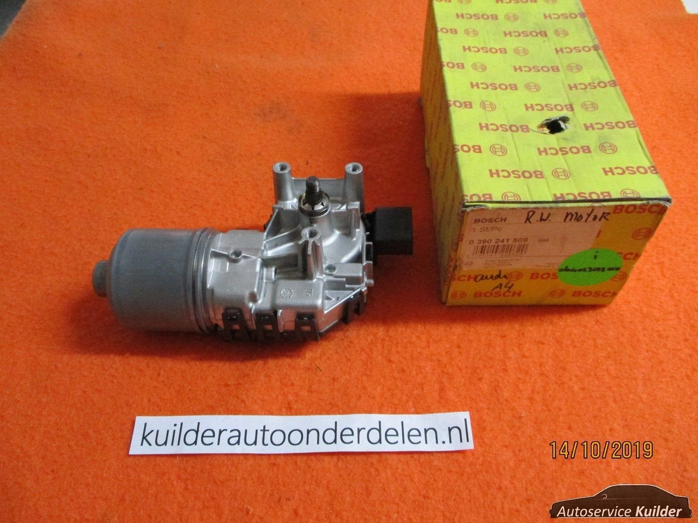 Nieuwe ruitenwissermotor Audi A4 Seat Exeo BOSCH, -, -, Nieuw, -