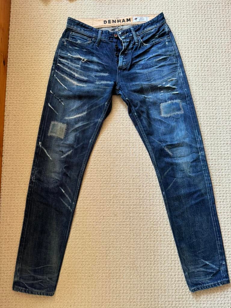 Diverse Denham Razor Slim Fit Selvedge Jeans Japan 31 x 32, Kleding | Heren, Spijkerbroeken en Jeans, Ophalen of Verzenden, Zo goed als nieuw