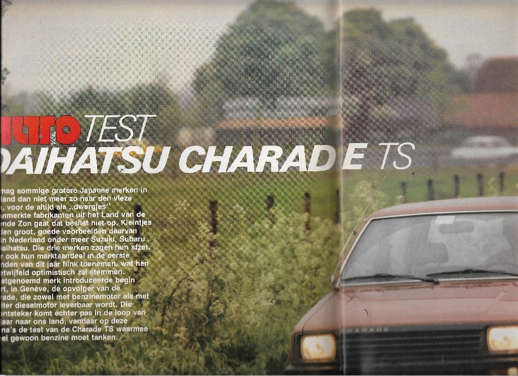 Roadtest DAIHATSU Charade TS, Autovisie 1983, Gelezen, Ophalen of Verzenden, Overige merken, Autovisie
