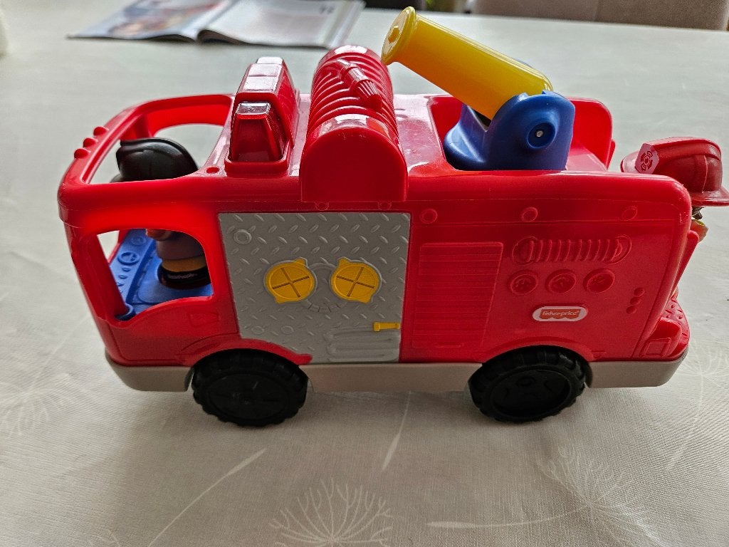 brandweerauto Fishe price, Ophalen of Verzenden, Zo goed als nieuw, Auto of Voertuig, Met licht