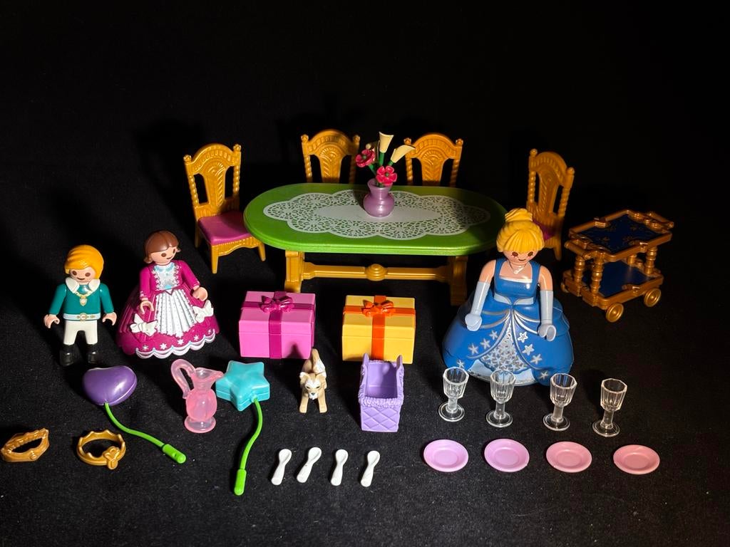 Playmobil Prinsessen Woonkamer Set met Figuren en Accessoire, Ophalen of Verzenden, Zo goed als nieuw