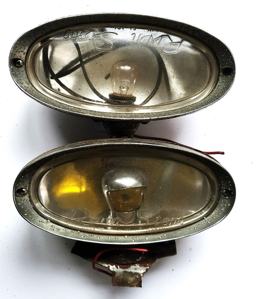 verlichting retro lampen Mistlampen auto oldtimer klassieker, Auto-onderdelen, Ophalen of Verzenden, Gebruikt