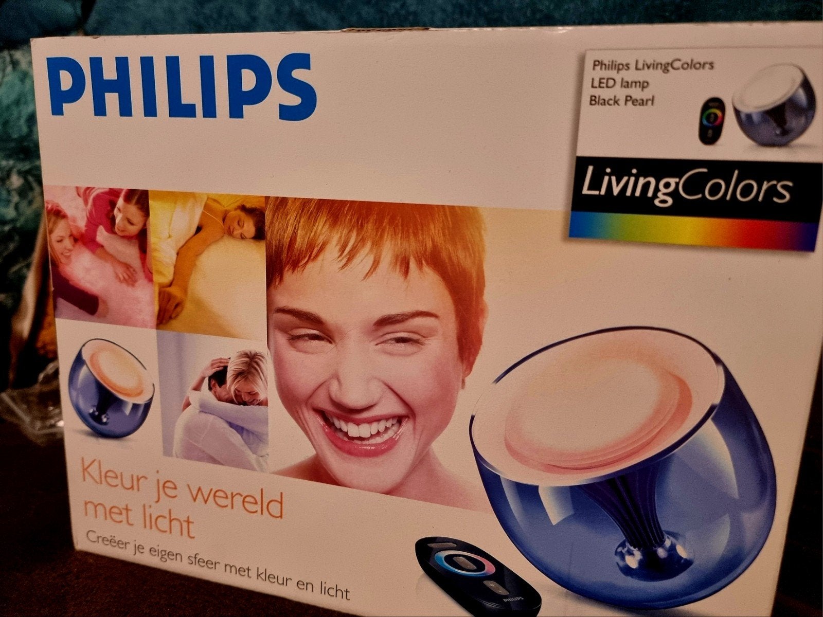 Nieuwe Philips Living Colors sfeerlamp, Ophalen of Verzenden, Nieuw, Zwart, Philips