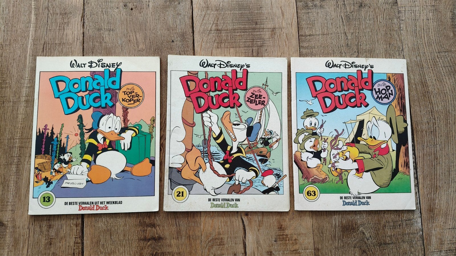 Donald Duck Verhalen Collectie 1979, 1981, 1990, Boeken, Meerdere stripboeken, Ophalen of Verzenden, Gelezen