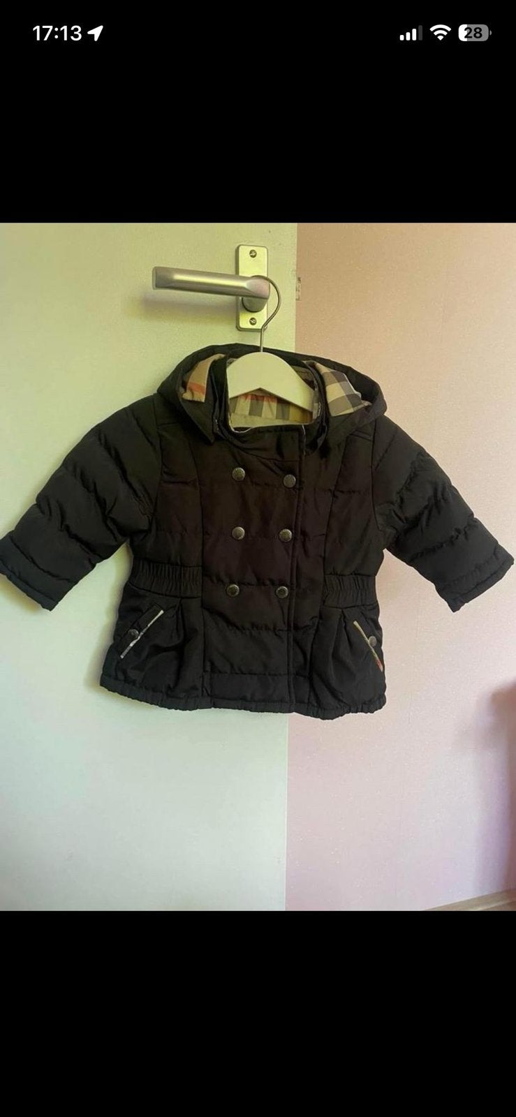 Originele Burberry Jas, Kinderen en Baby's, Ophalen, Zo goed als nieuw, Jongetje of Meisje, Jasje