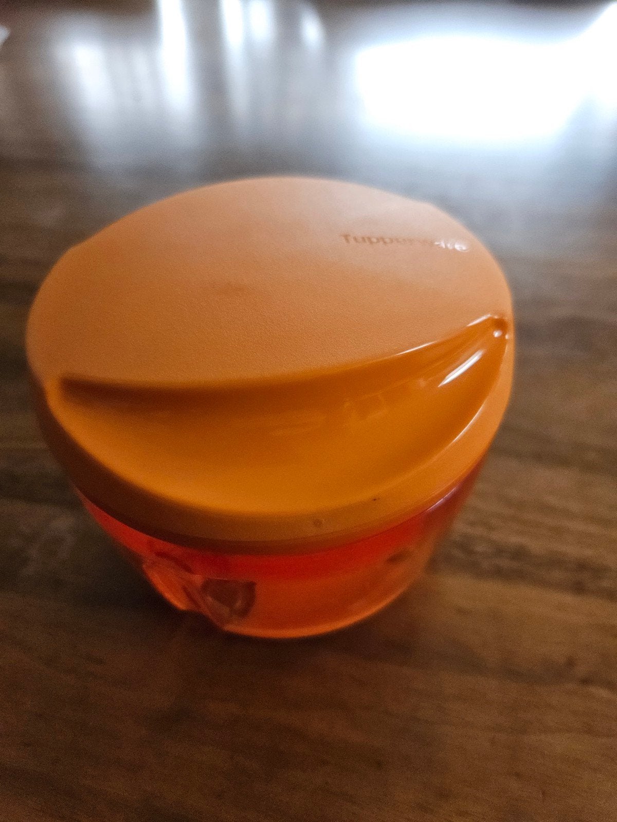 Tupperware hakmolen - Oranje, Overige typen, Oranje, Ophalen of Verzenden, Zo goed als nieuw