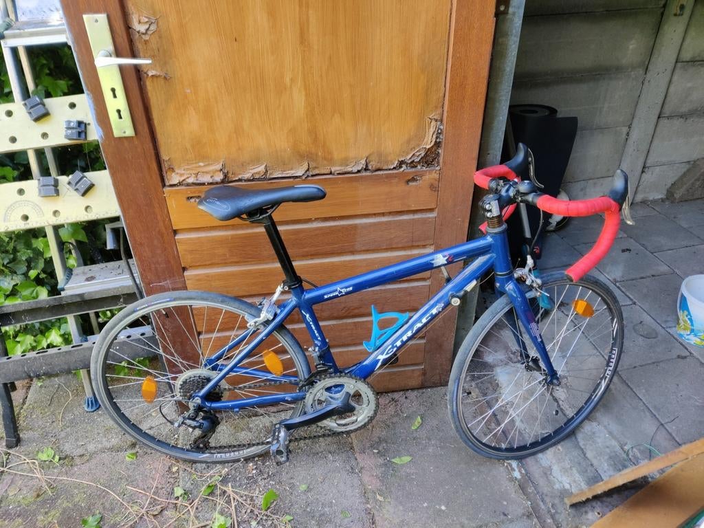 24 inch kinder racefiets (incl. Fietscomputer), Minder dan 10 versnellingen, Gebruikt, Aluminium, Minder dan 49 cm