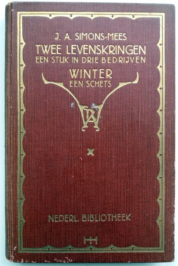 J.A. Simons-Mees - Twee levenskringen / Winter, Antiek en Kunst, Ophalen of Verzenden