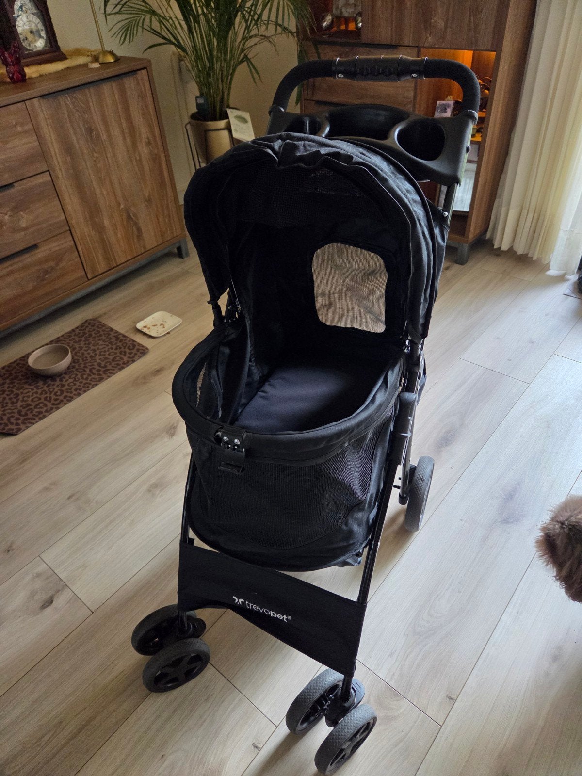 honden buggy zwart zgan, Dieren en Toebehoren, Ophalen of Verzenden, Zo goed als nieuw