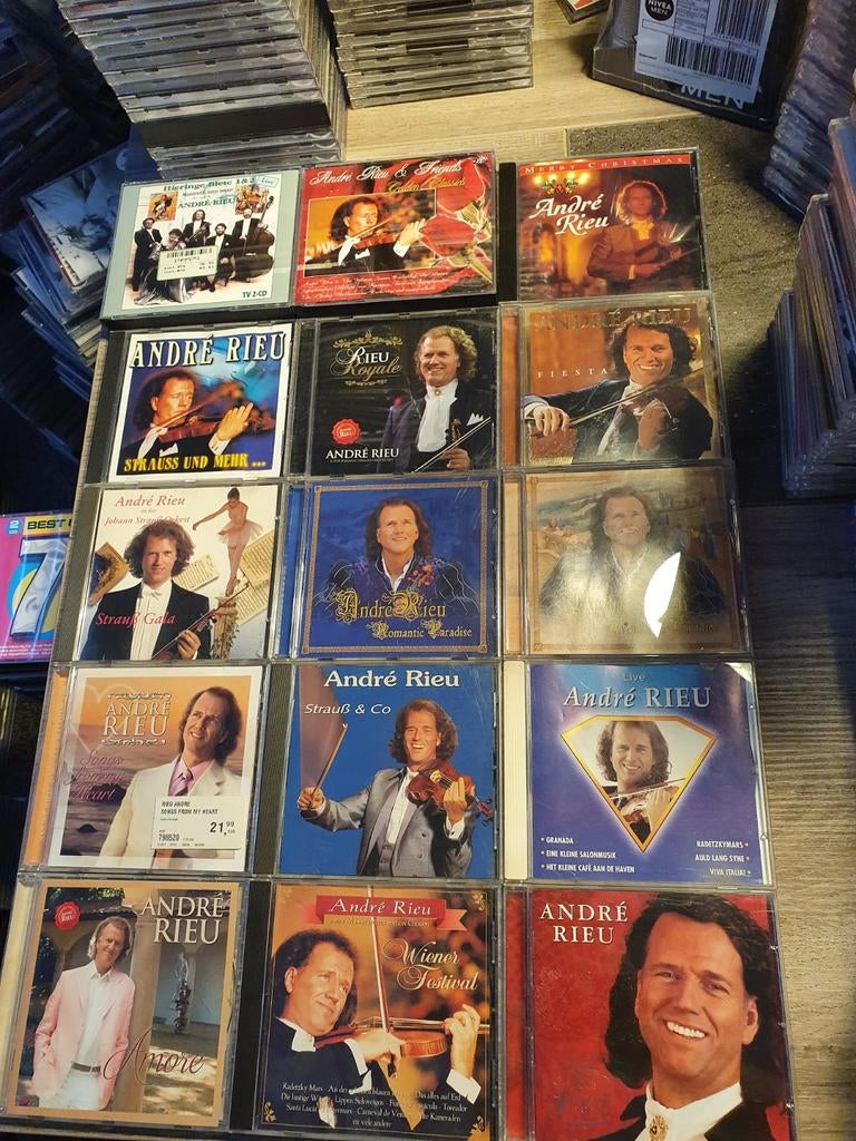 15x cds andre rieu, Ophalen of Verzenden, Zo goed als nieuw