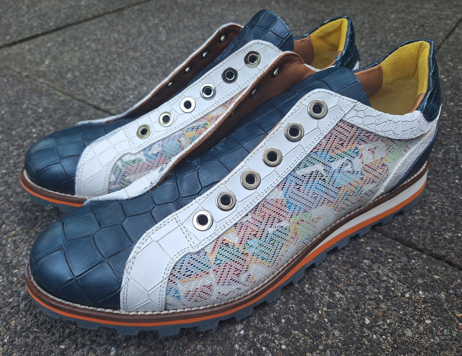 Nieuw! Lorenzi maat 43 made in italy design schoenen, Ophalen, Overige kleuren, Nieuw, Lorenzi