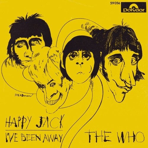 The Who – Happy Jack / I've Been Away 7", Gebruikt, 7 inch, Ophalen of Verzenden, Beschermende buitenhoes