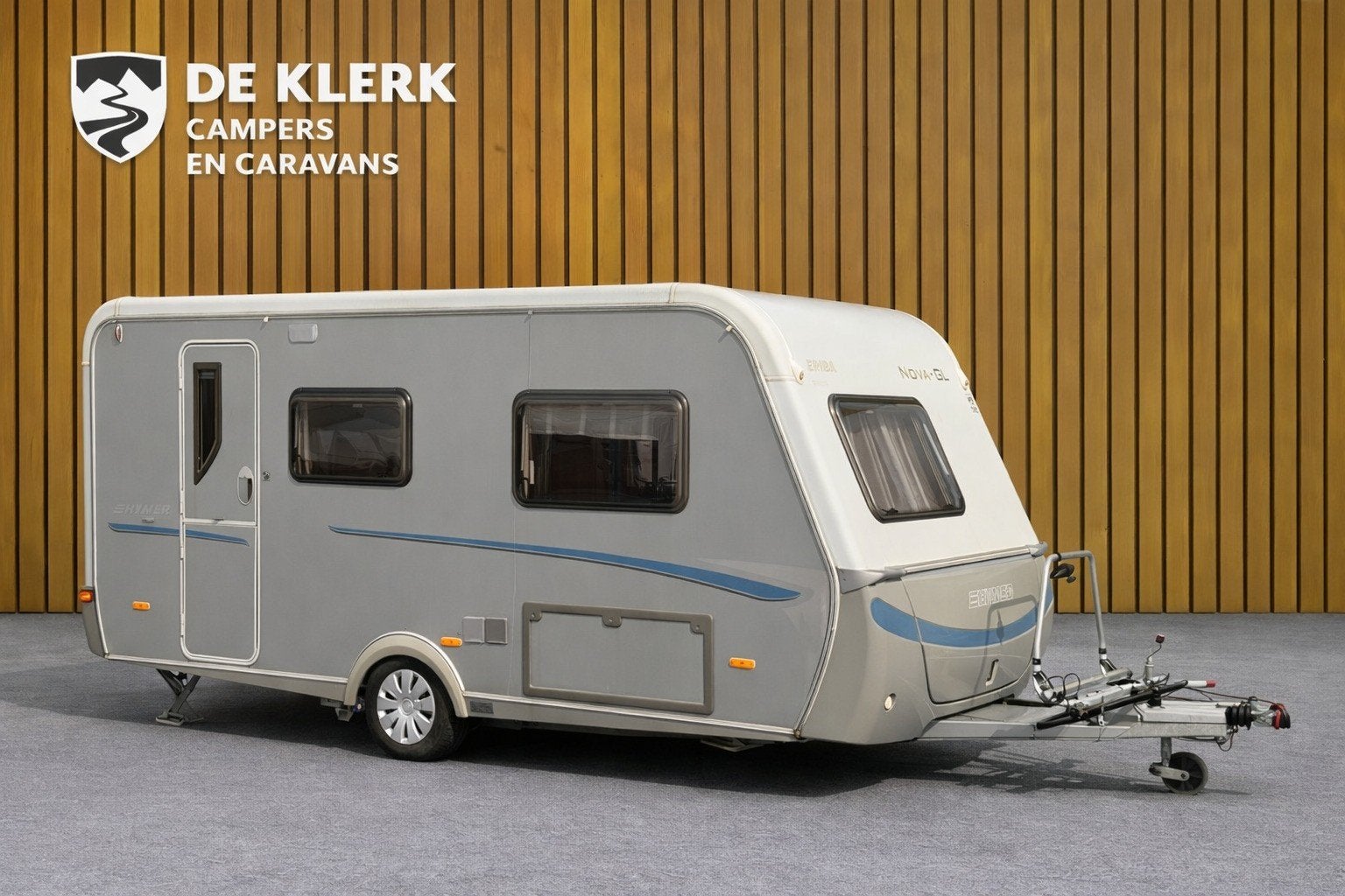 Eriba NOVA 435 GL (bj 2008), Caravans en Kamperen, Tot en met 2, Bedrijf, Info@deklerkcaravans.nl, 6 tot 7 meter
