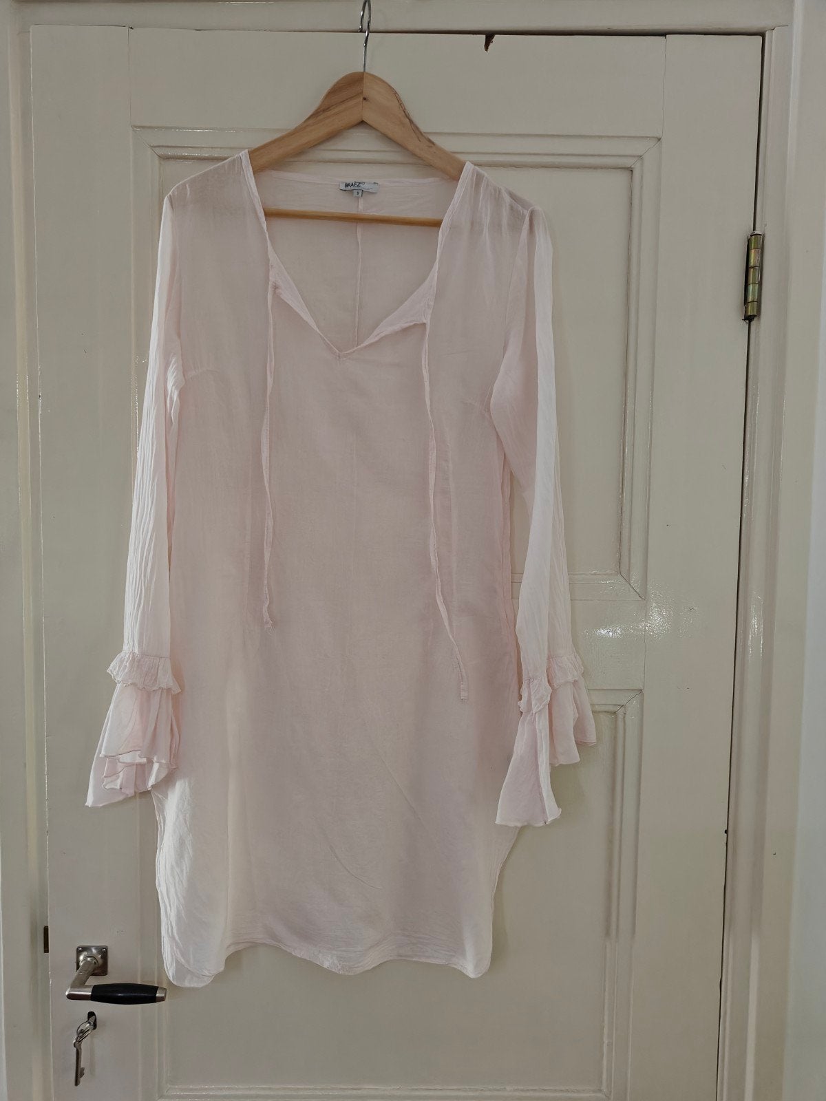Vintage Braez tuniek lichtroze maat s, Ophalen of Verzenden, Zo goed als nieuw, Maat 36 (S), Braez