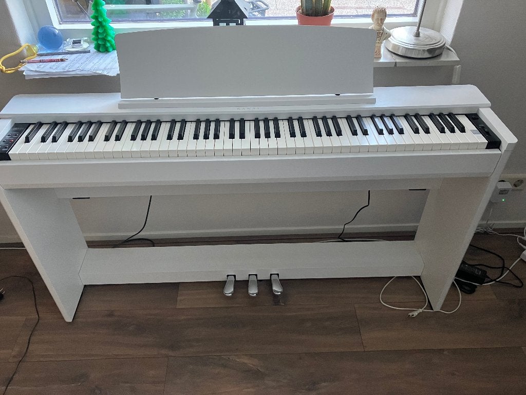 Kawai cl 36 digitale piano, Wit, Digitaal, Ophalen of Verzenden, Zo goed als nieuw