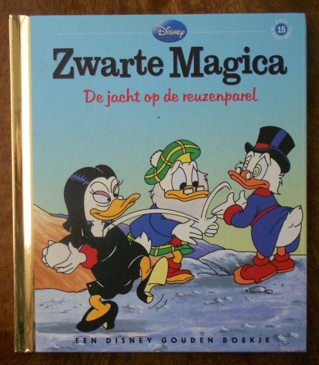 Gouden boekje : Zwarte Magica - De jacht op de reuzenparel, Ophalen of Verzenden, Zo goed als nieuw, 3 tot 4 jaar