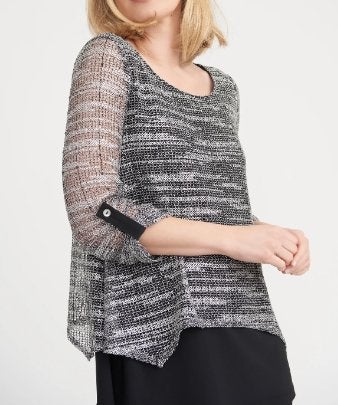 Joseph Ribkoff schitterend tuniek 38/40 elegante overlaag, Maat 38/40 (M), Meerkleurig, ., Joseph Ribkoff