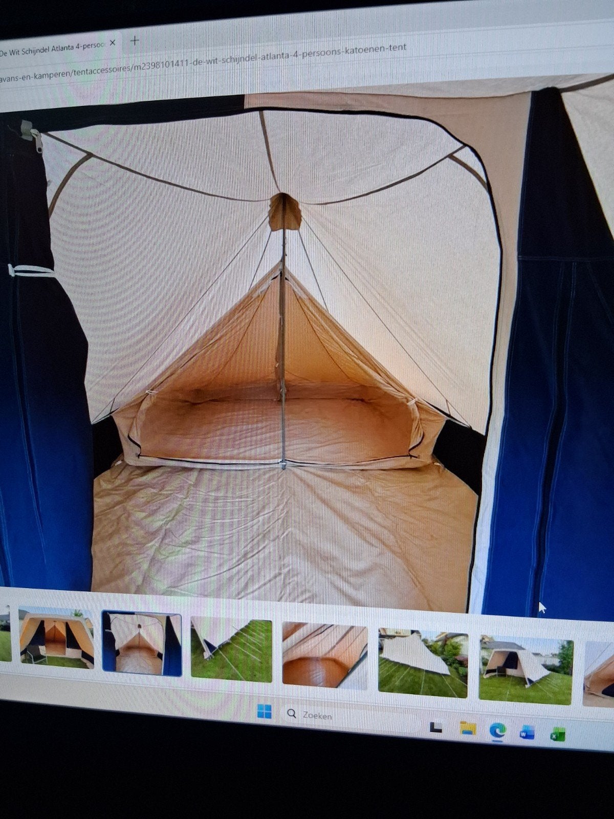 Gezocht binnen-slaapcabine pyramide tent, Caravans en Kamperen, Ophalen