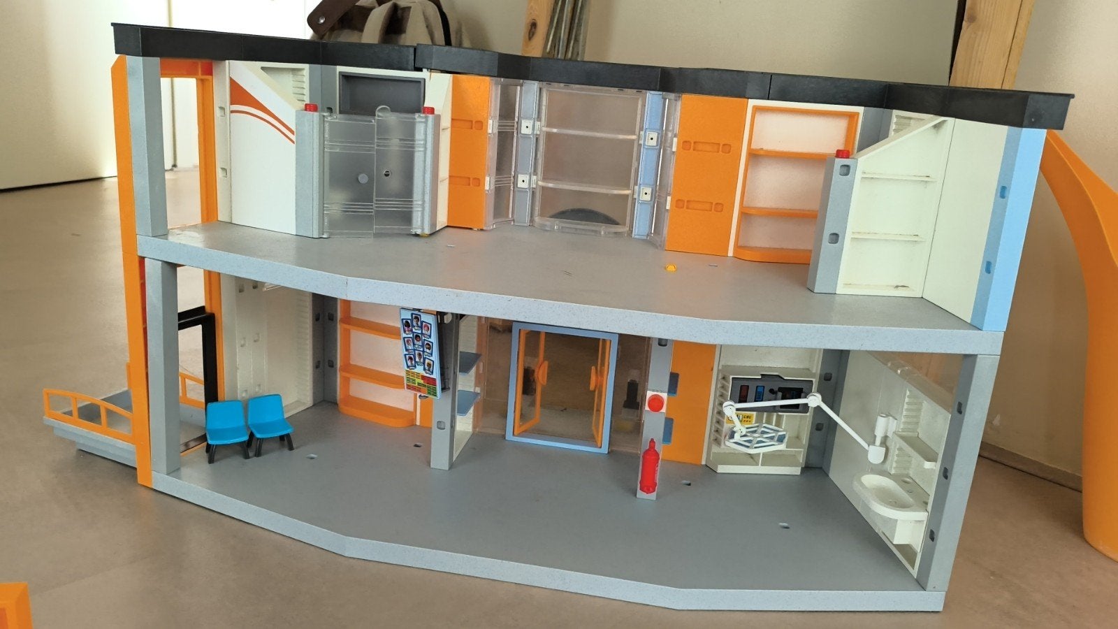 Playmobil Ziekenhuis met veel accessoires, Gebruikt, Gebouw, Losse onderdelen, Ophalen of Verzenden