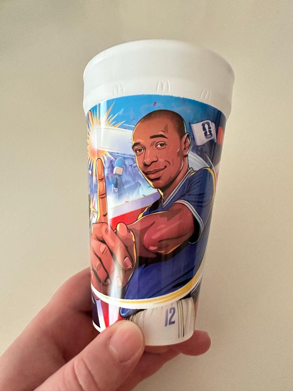 Thierry Henry McDonald's FIFA World Cup Beker, Verzamelen, Sportartikelen en Voetbal, Nieuw, Overige typen, Overige sporten, Verzenden