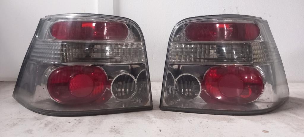 Achterlichten set VW Golf 4 chroom Lexus stijl, Ophalen of Verzenden, Gebruikt, Volkswagen