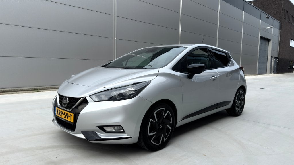 Nissan Micra 1.0 Ig-t 92pk Xtronic 2022 Grijs, Auto's, 92 pk, 3 cilinders, 999 cc, 16 km/l
