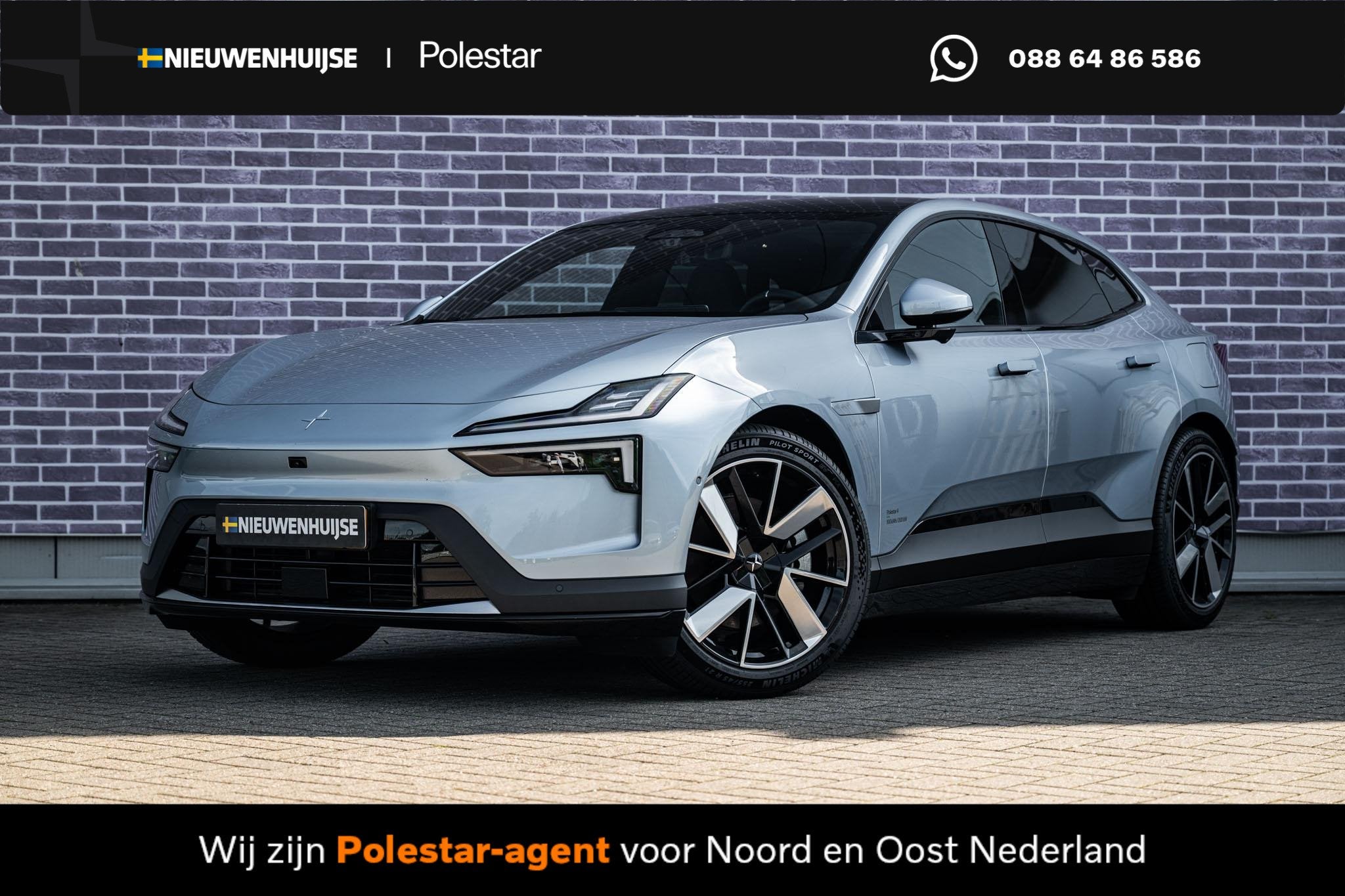 Polestar 4 Long Range Single motor Prime 100 kWh | 22 kW Lad, Auto's, Polestar, Automaat, Dealer onderhouden, Achterwielaandrijving