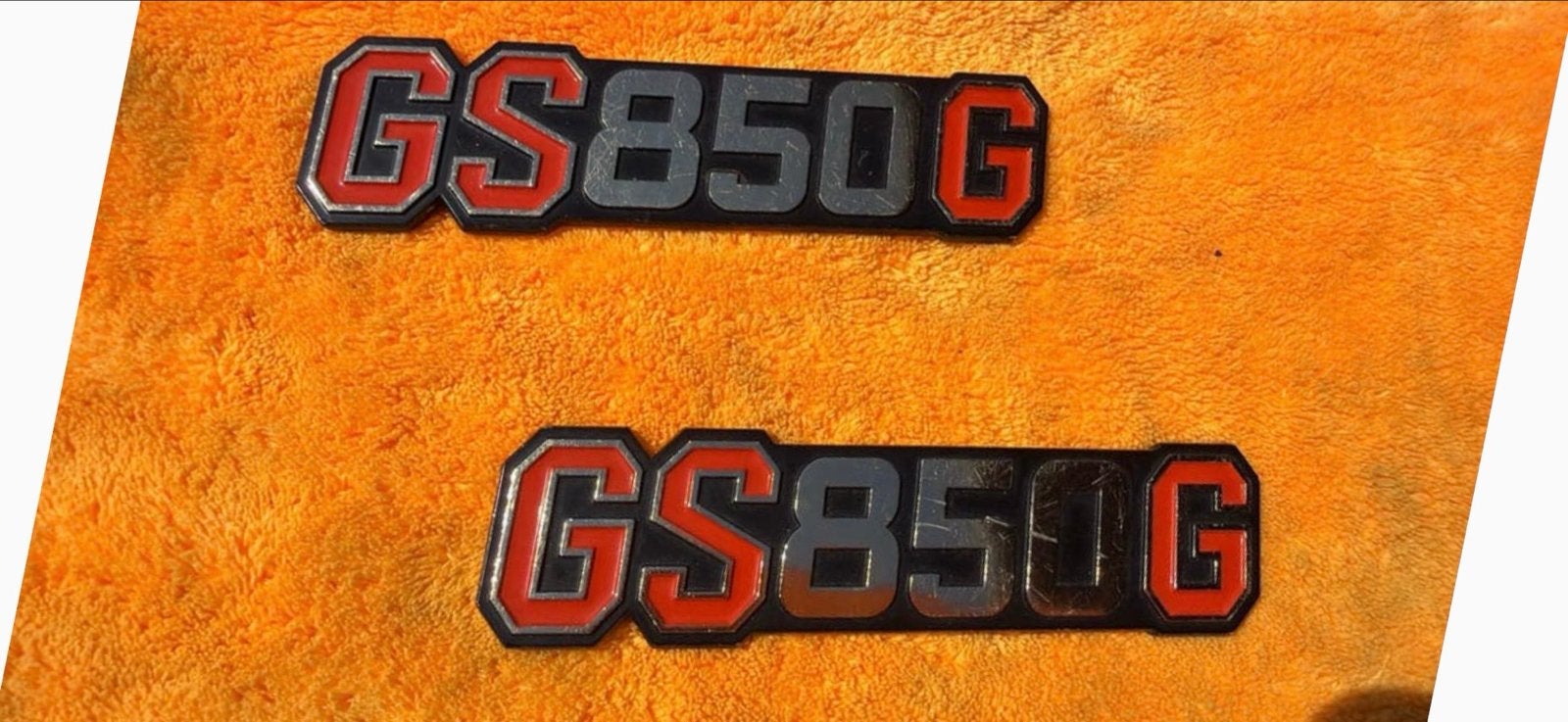 SUZUKI GS-850 Vintage Emblemen Metaal, Ophalen of Verzenden, Gebruikt