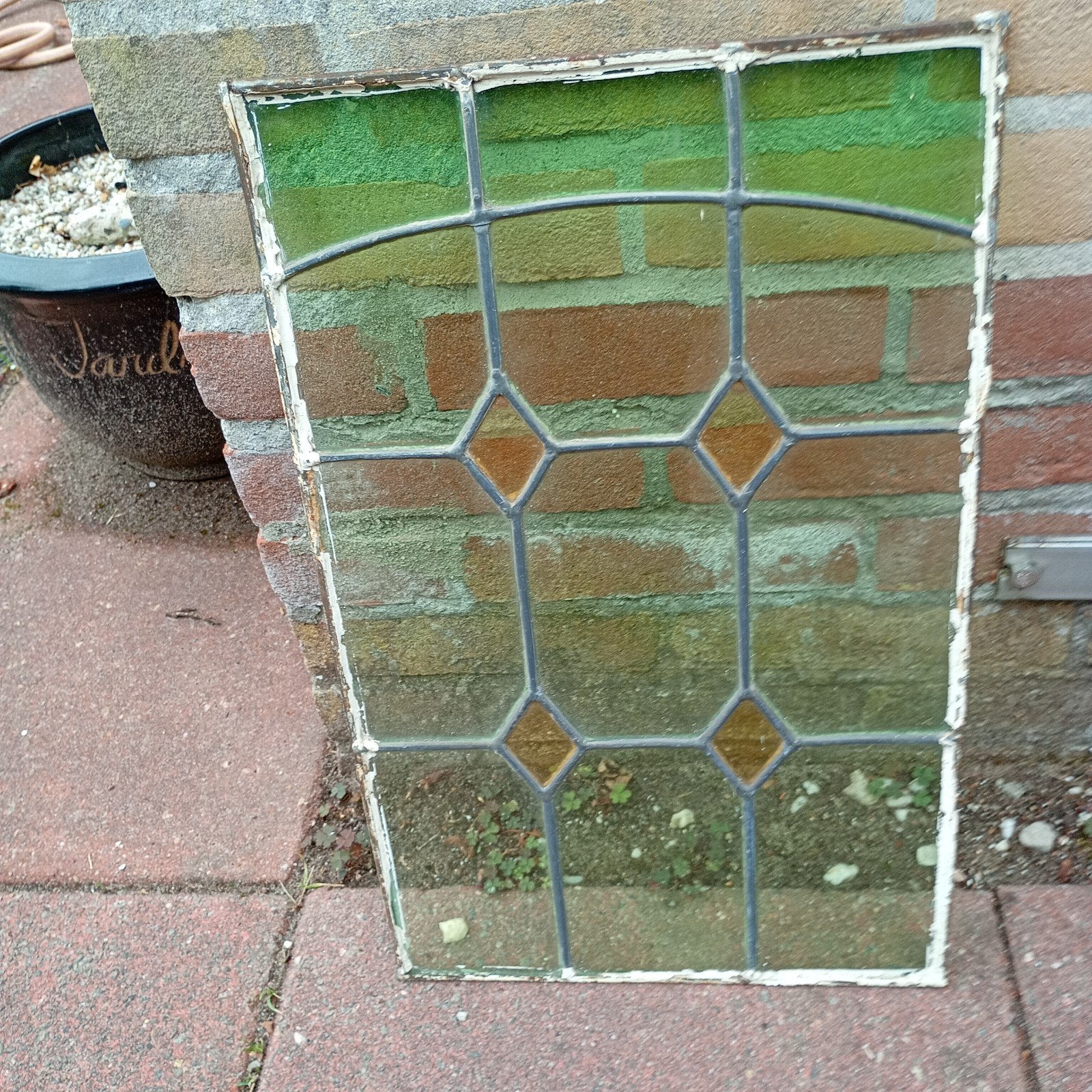 glas in lood, Doe-het-zelf en Verbouw, Glas en Ramen, Ophalen, Minder dan 80 cm, Glas in lood