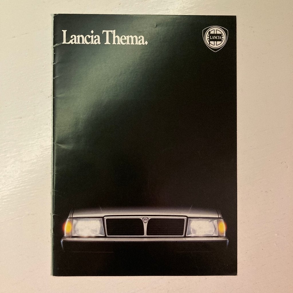 Lancia Thema folder / brochure, Ophalen of Verzenden, Gelezen, Overige merken