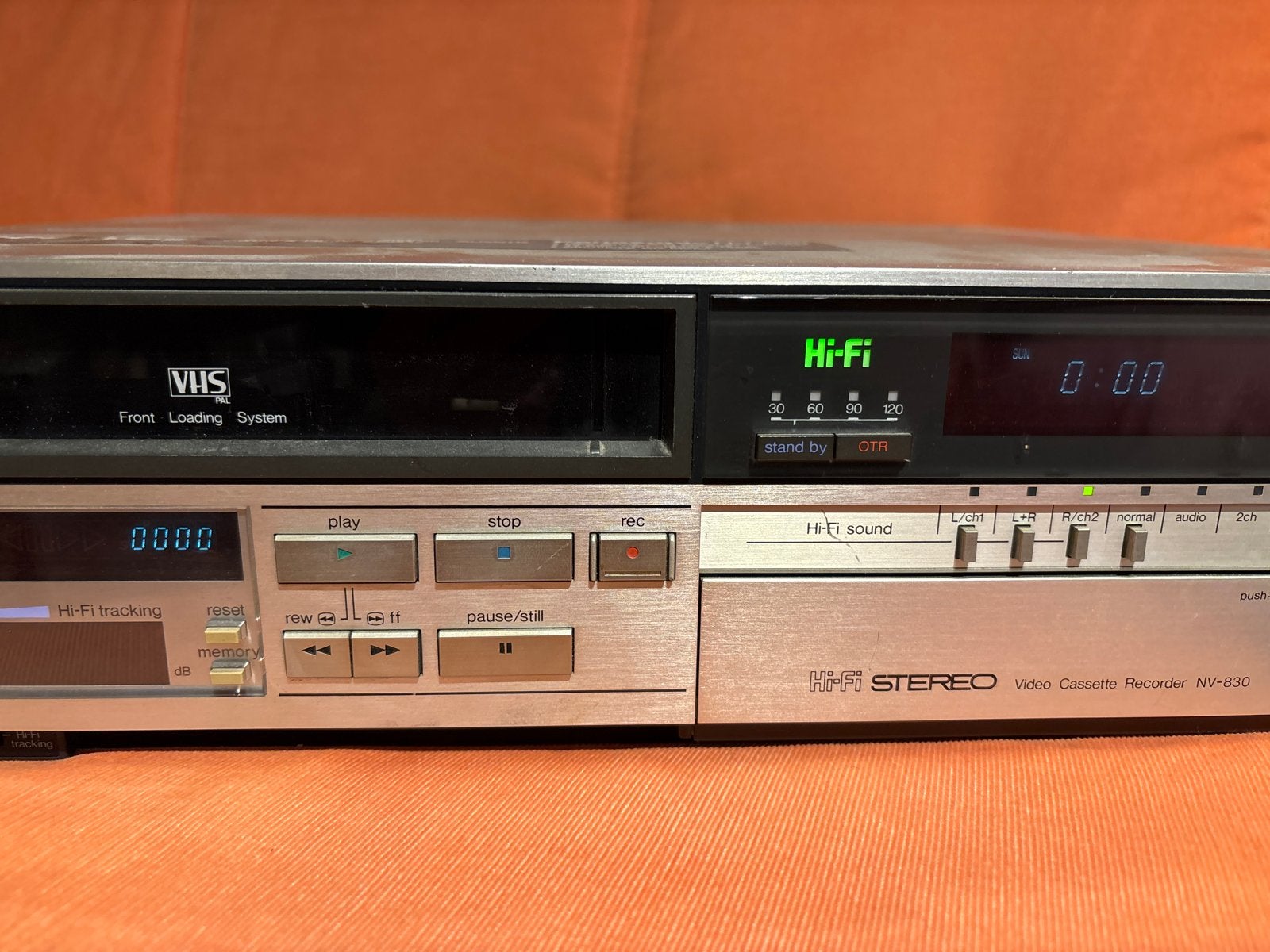 Panasonic NV-830 Hi-Fi Stereo VHS Video Cassette Recorder, Ophalen of Verzenden, Gebruikt, VHS-speler of -recorder