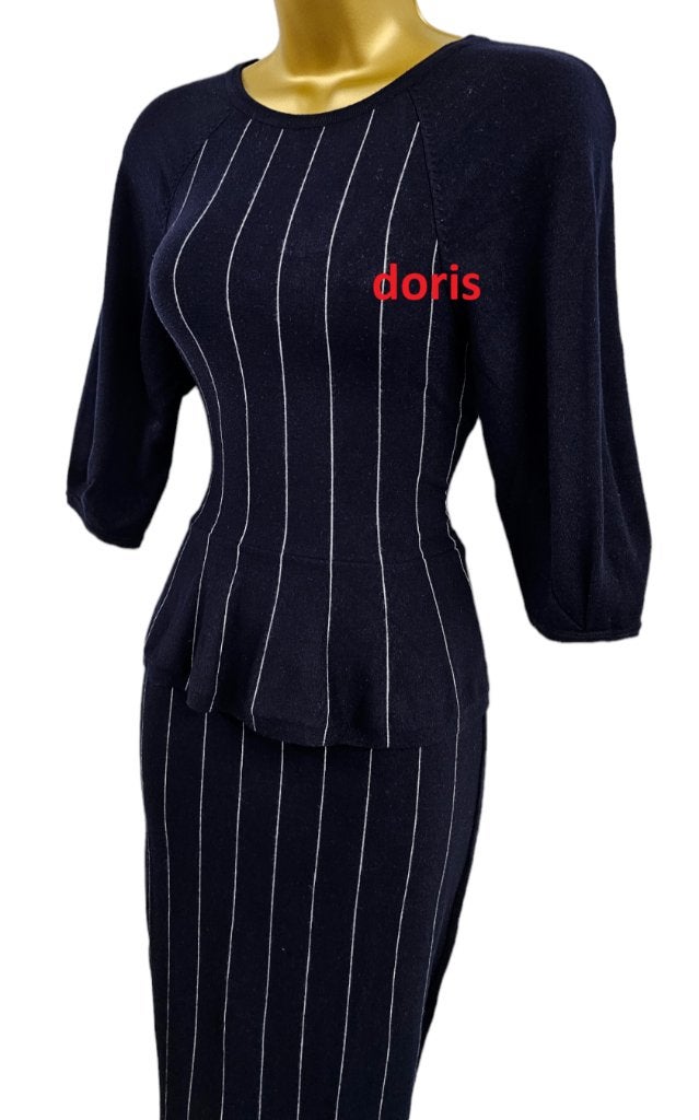 jurk Karen Millen maat 2/38, Maat 38/40 (M), Karen Millen, Blauw, Ophalen of Verzenden