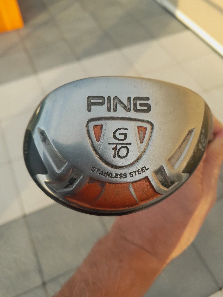 Ping G10 Hybride 18 Gr Heren Rechts Regular Nwe shaft & Grip, Ophalen of Verzenden, Gebruikt, Club, Ping