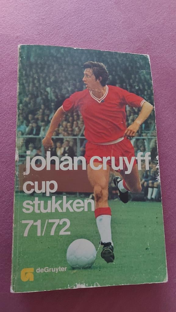 Johan Cruyff Cup Stukken 71/72 - Boekje uit 1971, Verzenden, Gelezen, Onbekend, Balsport
