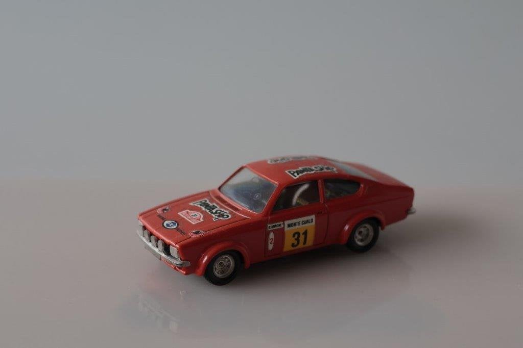 Solido Opel Kadett C coupe GT/E rood PantaShop, Ophalen of Verzenden, Zo goed als nieuw, Auto, Solido
