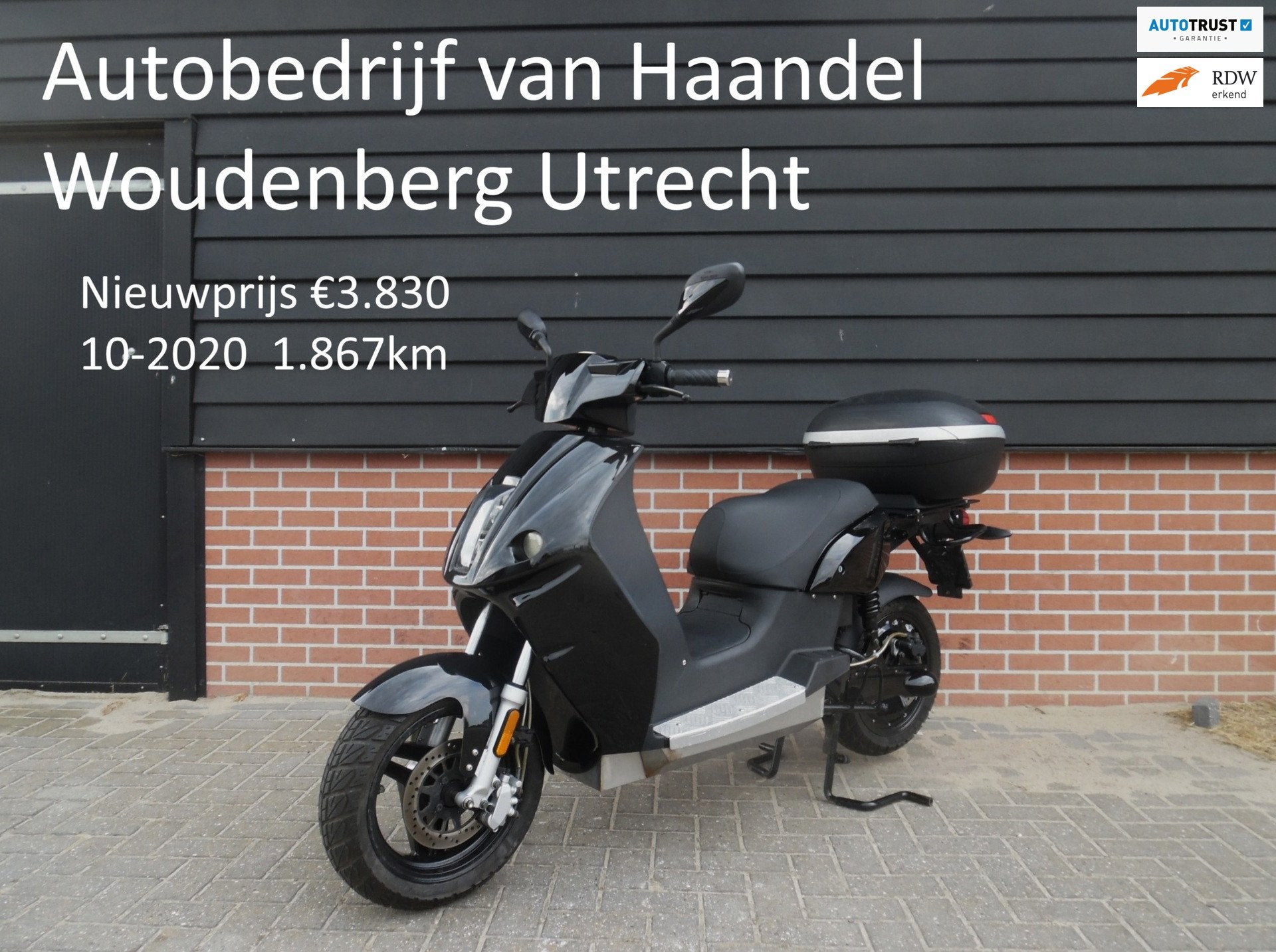 E-Max Bromscooter V120LD+ 10-2020 1.867km grote actieradius, Vmoto, Gebruikt, Service@vmoto.com, Bolstoen 12X
1046 AT  Amsterdam, NL