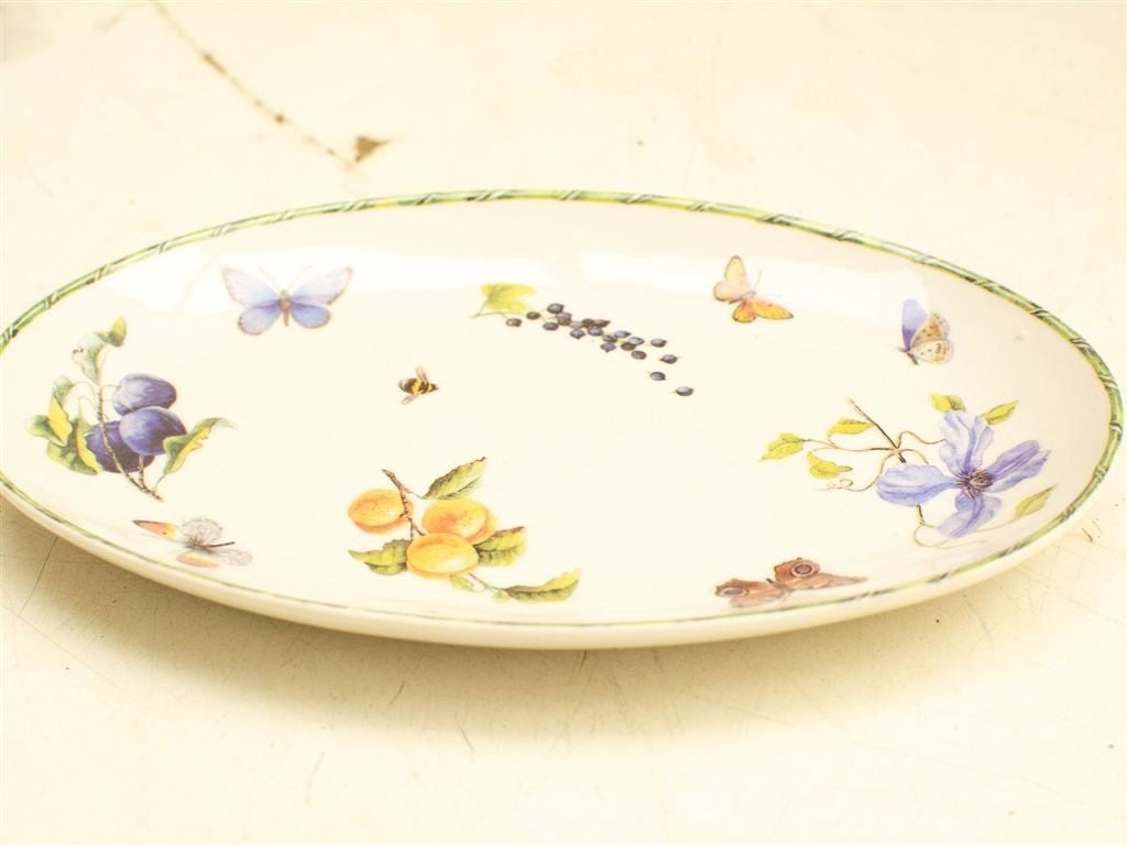 Fruit &Flowers schaal 32118, Huis en Inrichting, Keuken | Servies, Gebruikt, Ophalen of Verzenden, Bord(en), Overige stijlen